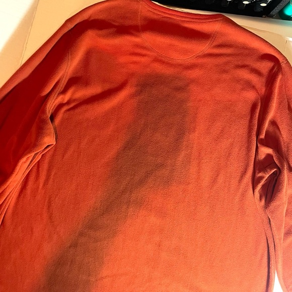G.H. Bass & Co. Men's Vibrant Orange Crewneck Pullover Sweater Size XL - Picture 7 of 10